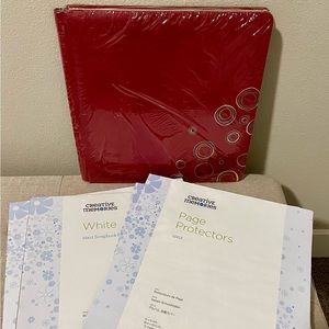 12x12 inch Creative Memories Scrapbook with pages and page protectors